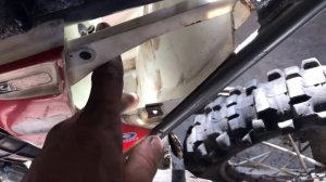 Установка китайского двигателя на Honda cr 125 1996 года . 166 fmm на японский мотоцикл