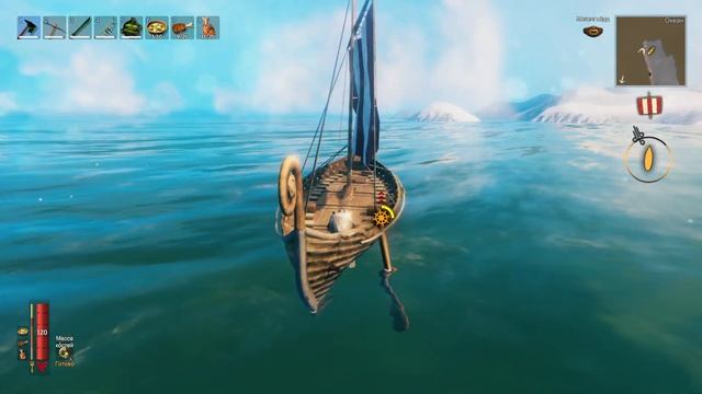Игра VALHEIM. Нашёл новую локацию "Туманные земли" и "Далекий север" и все потерял на краю земли смотреть онлайн