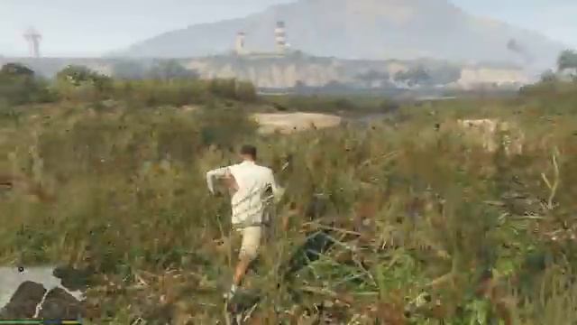 GTA 5 побегал по болоту, трава как живая смотреть онлайн