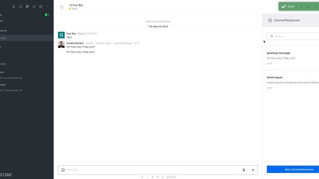 Rocket.Chat - Canned Responses смотреть онлайн