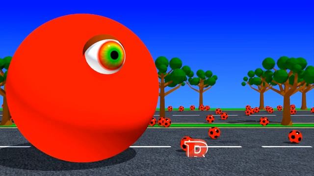 Pac Pac eats colorful soccer ball PACMAN 1 смотреть онлайн
