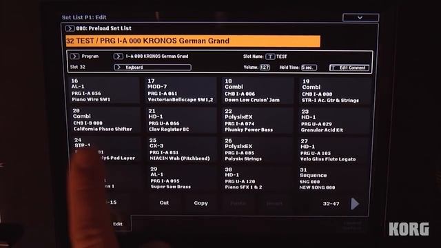 Kronos Music Workstation - Set List Mode - In The Studio With Korg смотреть онлайн