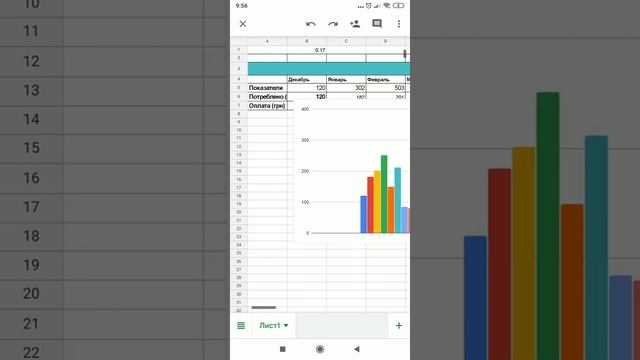 Создание столбчатой диаграммы на телефоне смотреть онлайн
