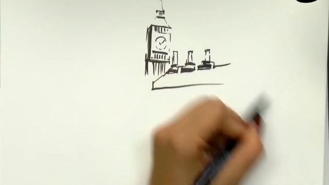 DIY Sketching London 2023 | Drawing architectural Big Ben building #drawing #tutorial #sketch смотреть онлайн
