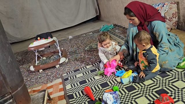 Nilofar's Visit And Help To Grandmother And Arad / Nomadic Family Documentary