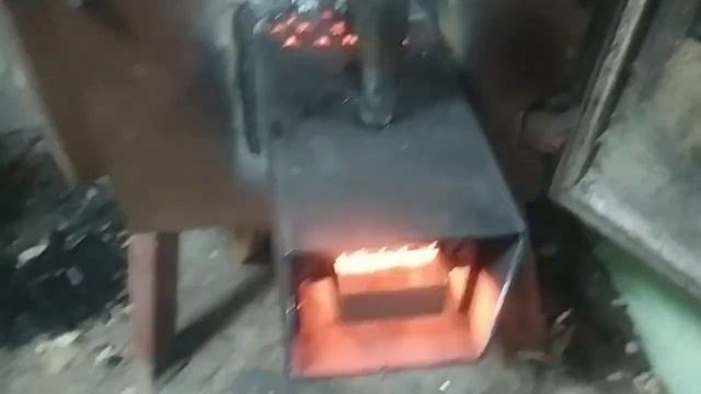 Горелка на отработке для моей печи 2. смотреть онлайн