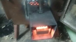 Горелка на отработке для моей печи 2.