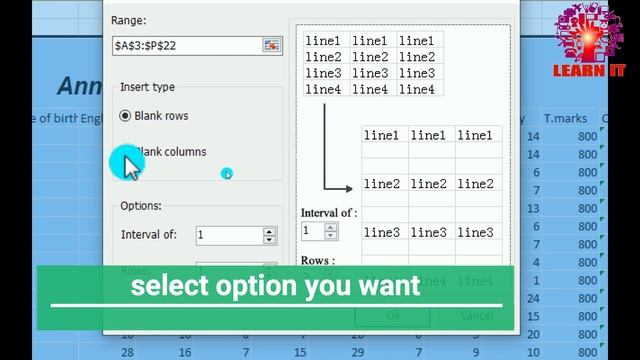 How to insert blank row or column in excel using kutool//kutool tricks//kutool tips//Learn IT смотреть онлайн