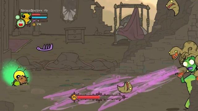 Castle Crashers | All bosses + Mag weapon only смотреть онлайн