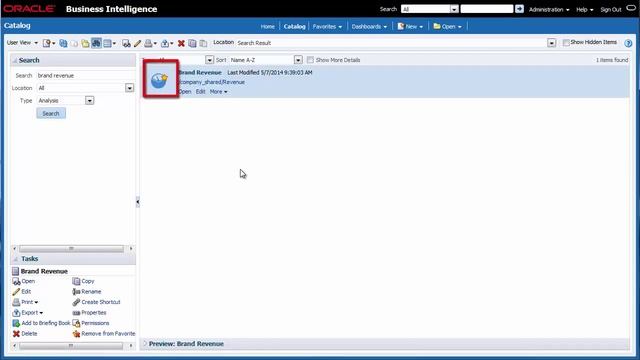 Finding and Exploring Existing Content Using Oracle BI EE смотреть онлайн