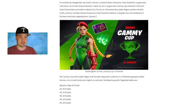 Street Fighter Items GRATIS in Fortnite bekommen | Cammy Cup Guile Skin Bundle Item Shop Deutsch смотреть онлайн