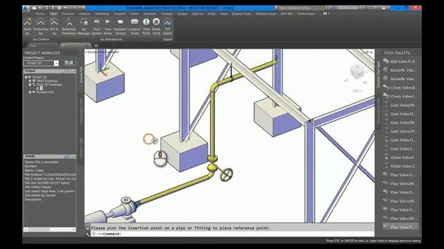 Opções de Isométricos no AutoCAD Plant 3D 2016 Extension 1 смотреть онлайн