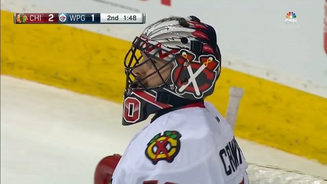 Seabrook saves the day, swipes puck off goal-line смотреть онлайн