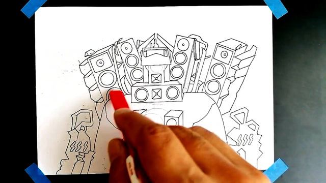 Como Dibujar A ( TITAN SPEAKERMAN TRUE MIGHT ) Episode 58 | Drawing Skibidi Toilet  Titan Speakerma