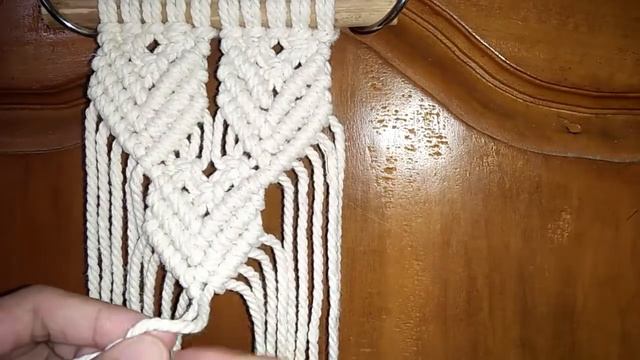 DIY Mini Macrame Wall Hanging || TUTORIAL HIASAN DINDING MINI MACRAME смотреть онлайн