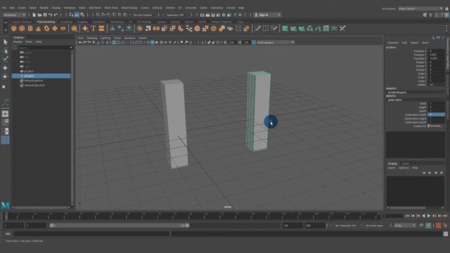 Инструменты Combine | Separate | Snap to point| Видеокурсы Maya от Gamepanda. смотреть онлайн