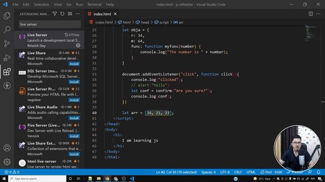 JavaScript Refresher | Complete React Course in Hindi #3 смотреть онлайн