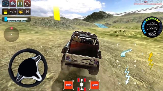 Offroad SUV Jeep Drive Tough Simulator - 4x4 Monster Truck Mountain Climb Driving - Android GamePla смотреть онлайн