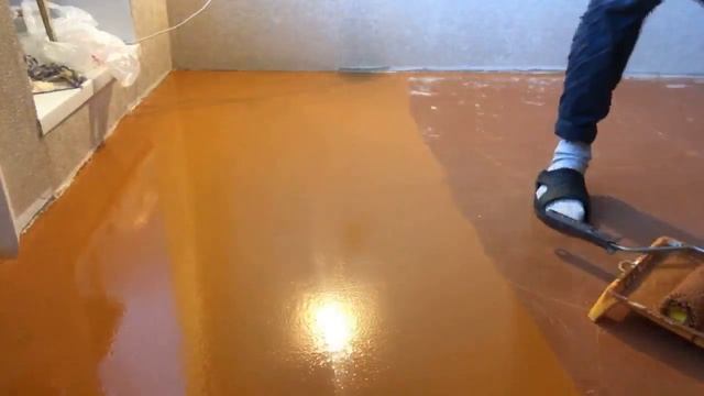 Покраска пола. На основания Двп. Заключительная покраска)) Приятного просмотра)) смотреть онлайн