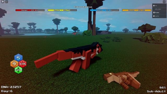 Spinosaurus Ability Showcase! + Small Stat Changes | Jurassic Pixel | Roblox | смотреть онлайн