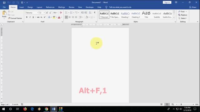 Shortcut Key to Open Previous File for MS Word, Excel & PowerPoint смотреть онлайн