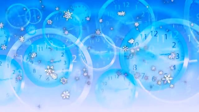 Футаж Новогодние часы время бежит вперед1 смотреть онлайн