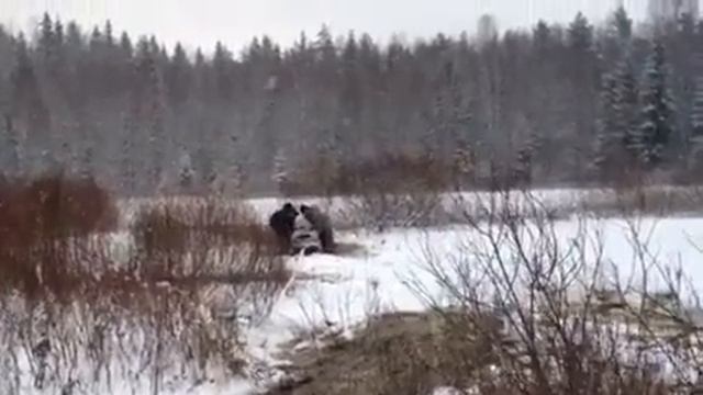 Декабрь 2012 первый выезд- купание смотреть онлайн