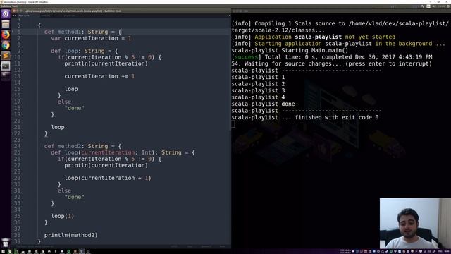#Scala - Your First Programming Language - Part 7.1 - Recursion смотреть онлайн