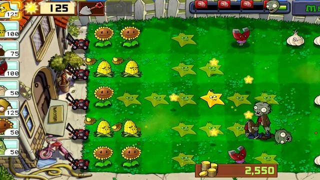 Делаем звезду из звёздочек Зомби против растений смотреть онлайн