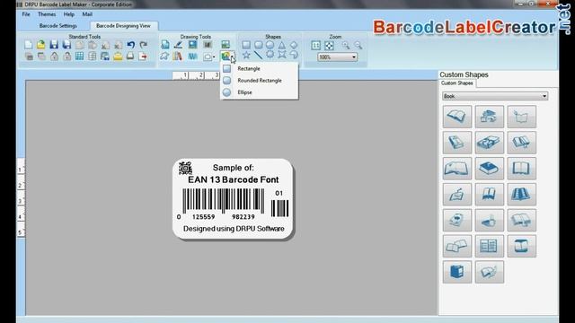 Generieren EAN 13 Barcode-Etikett mit Hilfe modernster Bildentwurfswerkzeug смотреть онлайн