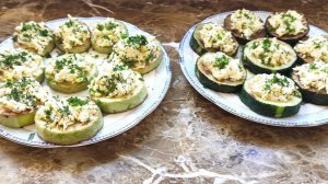 Вкуснейшие жареные кабачки с супер начинкой! Кто на правильном питании, обязательно попробуйте!