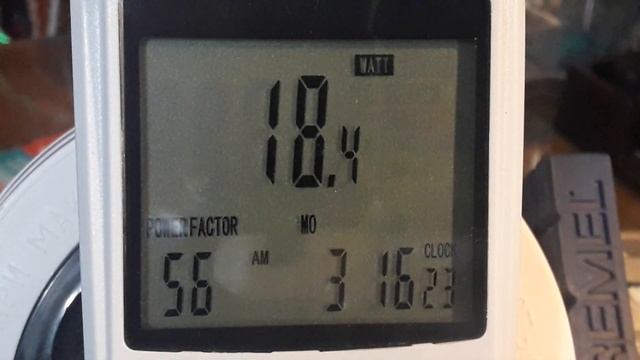 Измерение потребления электрической точилкой ErichKrauser мощности: 21,3 ватт POWER FACTOR 64 смотреть онлайн