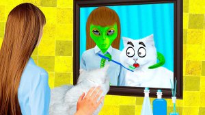 ИНОПЛАНЕТЯНКА стала Нашей НЯНЕЙ на 24 Часа!