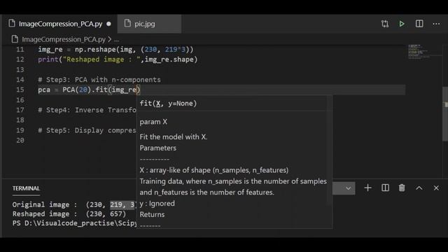 How to make image compression in Python | Principal Component Analysis | ML смотреть онлайн