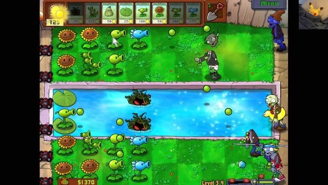 Plants Vs. Zombies GOTY Edition: Tangle Kelp is the BEST! | Stage 3-4 смотреть онлайн