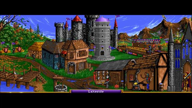 Heroes of Might & Magic 1 Knight Town Theme Animatic (1995, NWC) 720p Animated смотреть онлайн