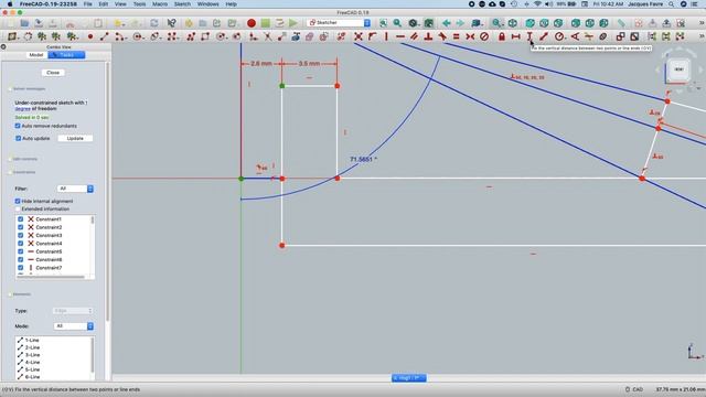 FreeCAD Bevel Gear design with Gear Workbench смотреть онлайн
