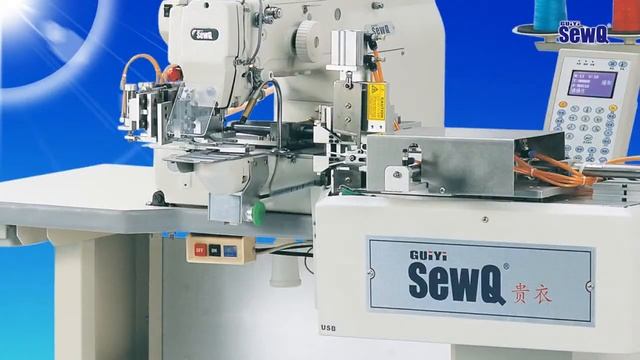 Автомат для пришивания шлевок SEWQ SGY2 163 G A 2010 смотреть онлайн