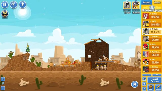 Angry Birds Friends - Wild West Tournament [Level 1] смотреть онлайн