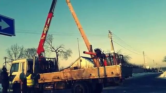 ямобур Установка электрического столба СВ-9.5 смотреть онлайн