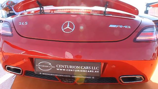 Mercedes-benz SLS AMG Roadster start up + roof action смотреть онлайн