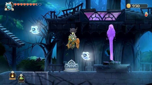 Monster Boy and the Cursed Kingdom - Deadwood Graveyard / Haunted Hause - Boo! (100%) смотреть онлайн