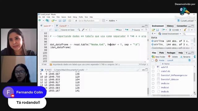 Importação de Dados e Utilização de Pacotes no R смотреть онлайн