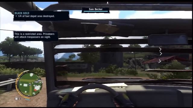 Far Cry 3 - Black Gold Mission, Sam Becker, Blow Up Fuel Depots, Died, HD Gameplay PS3 смотреть онлайн