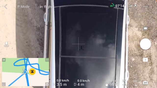 Возможно ли управлять Мавиком Мини сидя в тёплой машине? смотреть онлайн