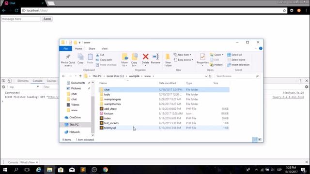 BASIC CHAT PHP + AJAX смотреть онлайн