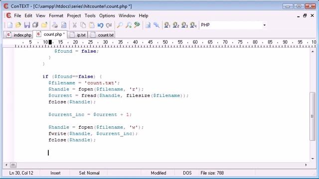 Beginner PHP Tutorial 95 Creating a File Based Unique Hit Counter Part 3 смотреть онлайн