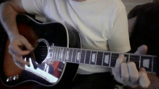 Chibson J-160E - Song for Paris - While my guitar gently weeps смотреть онлайн