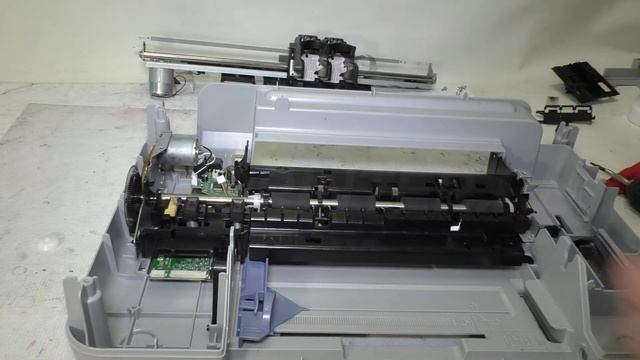 Ремонт принтера  МФУ HP Deskjet F380 (Как собрать мфу )