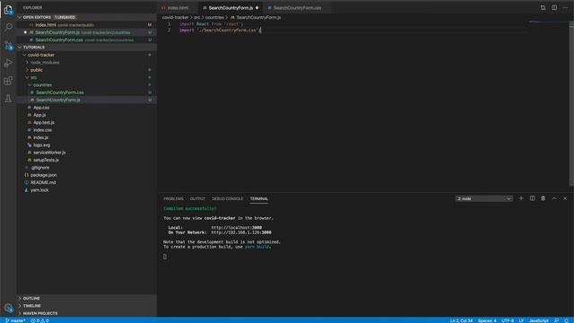 Create COVID Tracker - A Scalable React Application - Using Modern Tools - Part One смотреть онлайн